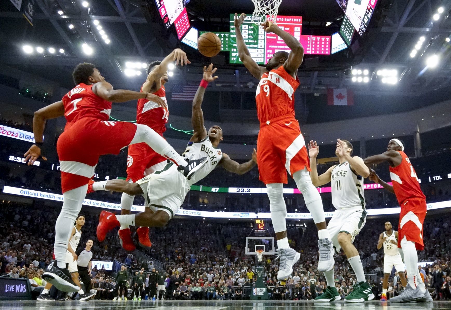Raptors 105, Bucks 99